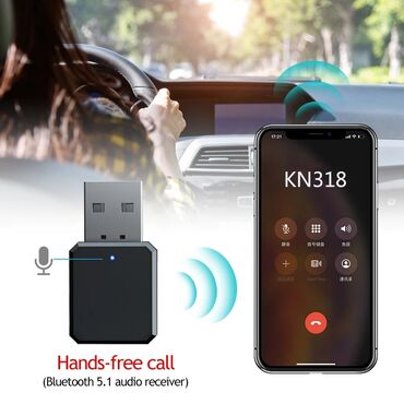 Pojačala i prijemnici: Hands free Bluetooth Aux USB audio prijemnik Bluetooth 5.1 audio — 7