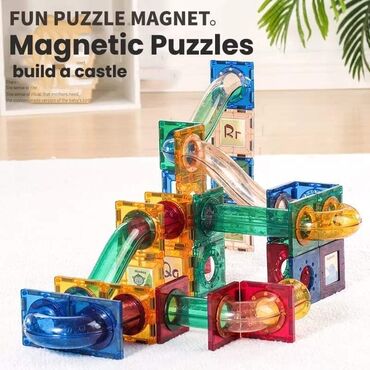 Igračke: Cena 2200din Magnetne puzzle Odlična zabava iz 73 delica Napravite — 3