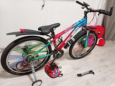 velosiped teker: İşlənmiş İki təkərli Uşaq velosipedi 26", sürətlərin sayı: 21, Ünvandan götürmə — 7