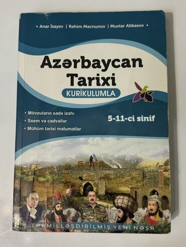 7 sinif qarabag tarixi kitabi: Azərbaycan tarixi 5-11ci sinif Anar İsayev