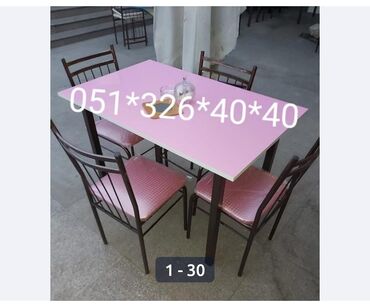 Sifarişlə masa və oturacaq dəstləri: Kravat çarpayi istediyiniz olcude istediyiniz rengde parcadan ve — 30