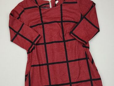 czerwona sukienki welurowa: Sukienka, M, stan - Dobry