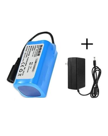 рабочие одежда: Литиевый аккумулятор 7.4V 12000mAh для кораблика с зарядным