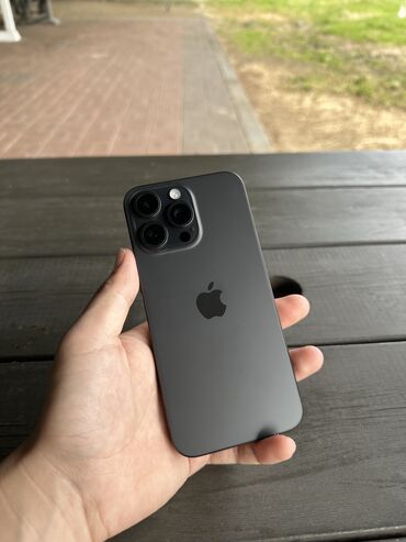 телефоны айфон: IPhone 15 Pro Max, Б/у, 512 ГБ, Black Titanium, Коробка, 94 %