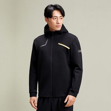 мужские спортивные костюмы: Спортивный костюм M (EU 38), цвет - Черный