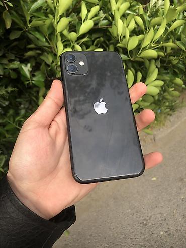 iphone x azerbaycan: IPhone 11, 128 GB, Qara, Barmaq izi, Face ID — 1