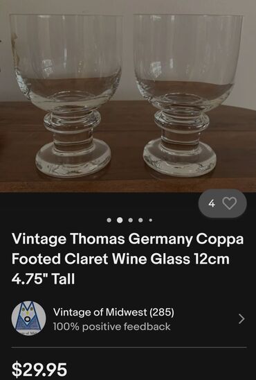 Čaše: Case kristal Thomas-Rosenthal za zestoko pice Nemacka 80te. Case za — 5