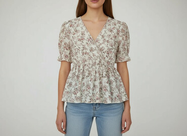 bluzki z koronką plus size: Жіноча блуза, розмір L