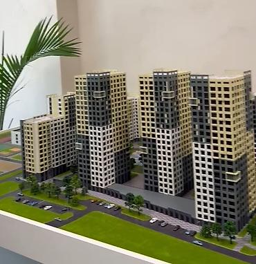 квартиры кб: 1 комната, 53 м², Ак-Ордо 3 ж/м Элитка, 5 этаж, ПСО (под самоотделку) — 2
