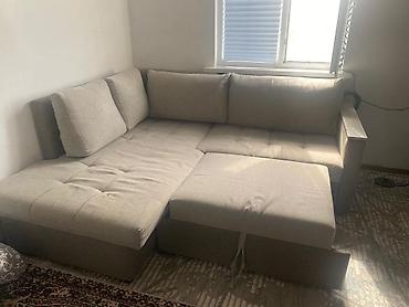 Угловые диваны: Угловой диван, C подушками — 3