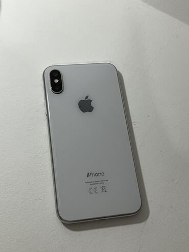 Apple iPhone: IPhone X, 256 GB, Gümüşü, Simsiz şarj, Face ID