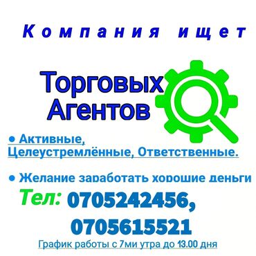 работа пластик: Талап кылынат Соода агенти, Иш тартиби: Алты күндүк, Тажрыйбасыз, Окутуу, Стаж өтүү