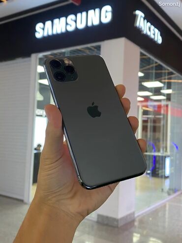 11 pro: IPhone 11 Pro, Б/у, 256 ГБ, Midnight, Чехол, 84 %