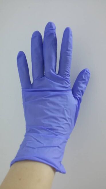 перчатки стерильные цена бишкек в Кыргызстан | Нитриловые перчатки: Перчатки (нитриловые,виниловые,валипластик,латексные,стерильные) оптом
