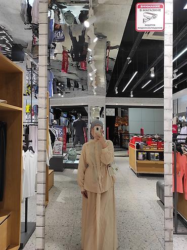 белый шарф: Костюм женский в стиле modest fashion - Комплект из двух предметов — 1
