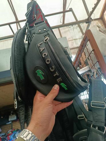 Torbe: Muška torba, Calvin Klein, Materijal: Lakovana koža — 8