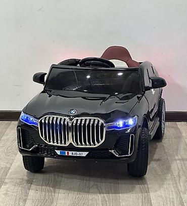 Uşaq üçün elektrik maşınları: BMW X7 Style YENİ qara lak – BMW X7 üslubunda 4 motorlu uşaq — 5
