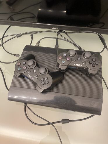 плейстейшен 3 цена бу: Продаю идеальную PS3 super slim, прошитая +40топ игр, Память 500гиг