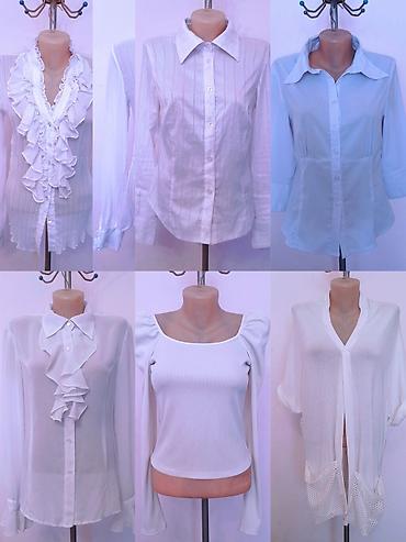 Блузки: Блузка, Вечерняя, Шифон, Однотонный, Прозрачная модель, С воланами, С жабо — 5