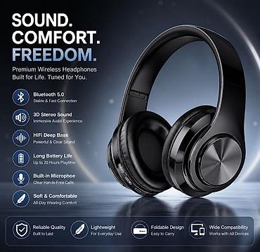 msi mag 255f e20: 🎧Безпроводные наушники среднего уровня.Sound Comfort Freedom Складные — 1
