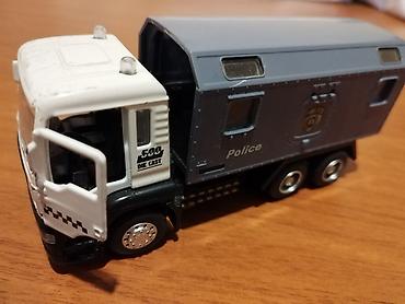 diecast az: Polis mövzusunda metal oyuncaq yük maşını - Korpus: die-cast (metal) — 3