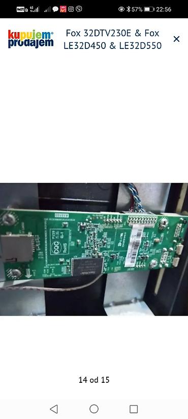Aksesoari za TV i video: Fox 32DTV230E, Fox LE32D450 i Fox LE32D550 – delovi za televizore 32" — 15