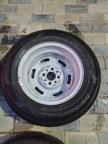 Disk təkərlər: 4 ədəd təkər diski və şin komplekti təzə işlənməmiş masazirda . işde — 18