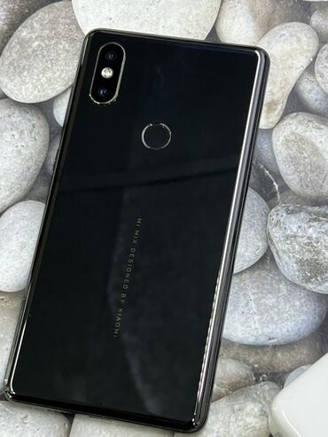 магнит на телефон: Xiaomi, Mi Mix 2S, Колдонулган, 128 ГБ, түсү - Кара, 2 SIM