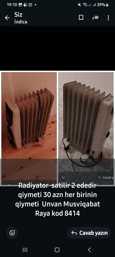 su isidici: Radiyator