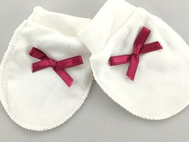 czapki biale: Rękawiczki, 10 cm, stan - Idealny