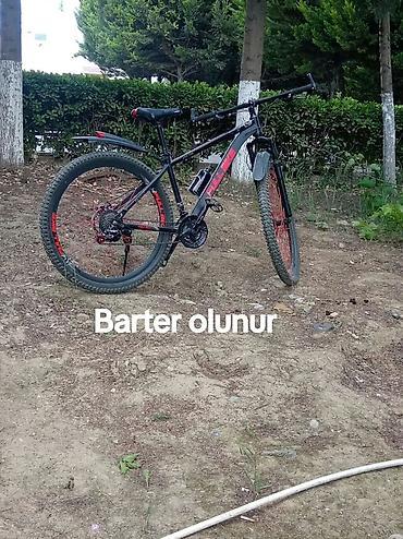 velosipedler: FULL BIKE dağ velosipedi - Rəng: qara, qırmızı loqo və elementlər - — 1