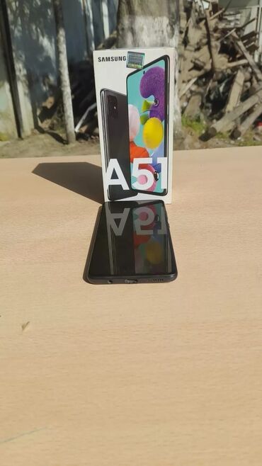 irşad samsung a51: Samsung Galaxy A51, 128 GB, rəng - Göy, Sensor, Barmaq izi, İki sim kartlı