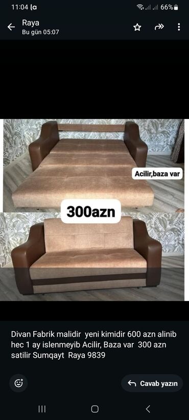 sumqayit mebel fabriki: Künc divan