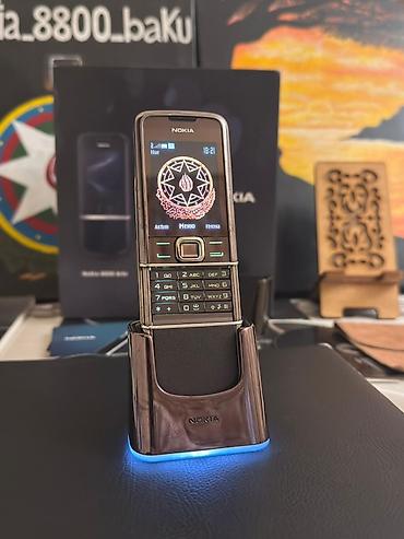 Nokia: Nokia 8000 4G, 2 GB, rəng - Qəhvəyi, Düyməli — 3