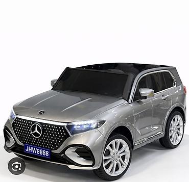uşaqlar ucun lovhə: Uşaq üçün elektrikli miniatür SUV maşın - Korpus: gümüşü rəng, geniş — 1