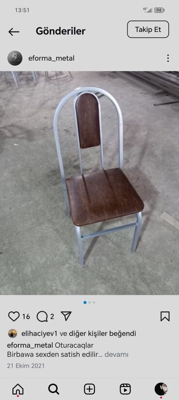 Restoran mebeli: Stullarin yeni hazırlanır masi sifariş ile — 8