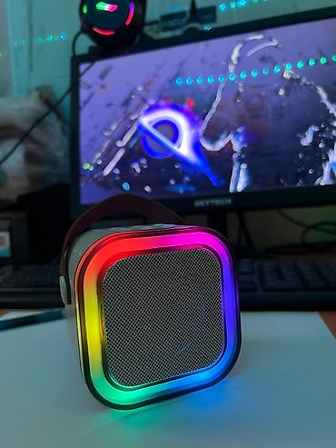 Караоке: K12 portativ Bluetooth akustik sistemi + simsiz karaoke mikrofonu — 9