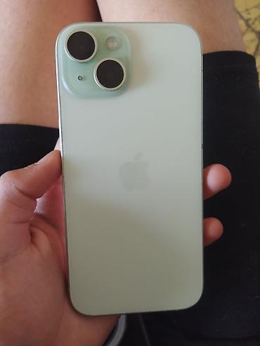 iphon 10: IPhone 15, 256 GB, Yaşıl, Face ID — 2