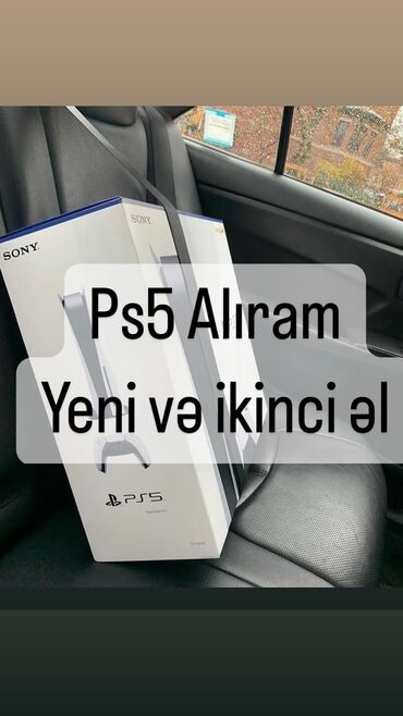 PS5 (Sony PlayStation 5): Yeni və ikinci əl Ps5 Alıram