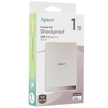 Накопители SSD: №: 17322 Məhsulun adı: Xarici SSD yığıcı Apacer AS724 1000 Gb USB 3.2 — 1