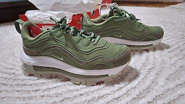 Women's Sneakers and athletic shoes: Nike Air Max ženske patike – maslinasto zelene - Model: Air Max — 1