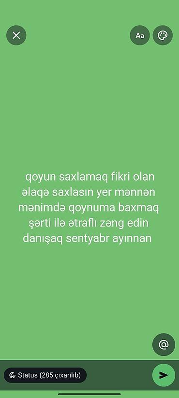 simental buzov satışı: Kənd təsərrüfatı, Kommunal xətlər qoşulmayıb — 1