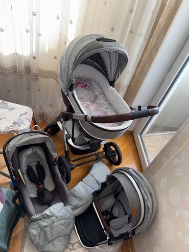 Gəzinti arabaları: 3/1 təcili kolyaska satıram, yaxsı vəziyyətdə. Hec bir problemi yoxdu — 11