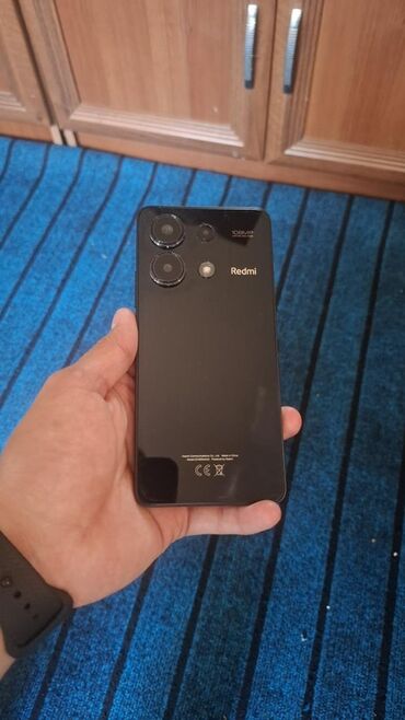 Xiaomi: Xiaomi Redmi 13, 128 GB, rəng - Qara, 
 Sensor, İki sim kartlı, Face ID