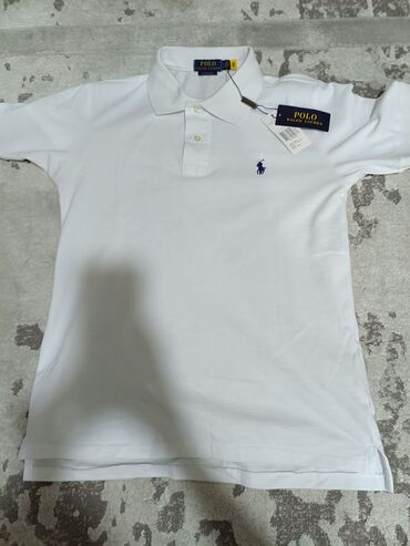 национальные головные уборы: Мужская футболка, S (EU 36), Polo Ralph Lauren, Новый, цвет - Белый, Самовывоз