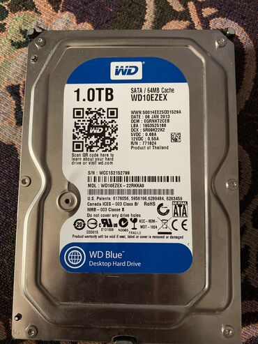 материнские платы ddr2ddr3: Накопитель, Б/у, Western Digital (WD), HDD, 1 ТБ, Для ПК