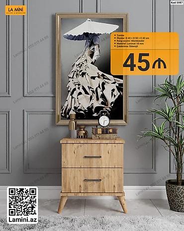 Tumba – La Mini - Ölçülər: D 40 × H 50 × E 40 sm - Rəng seçimi