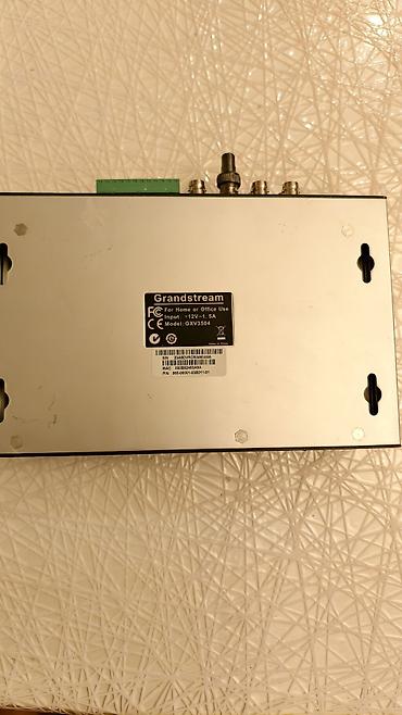Техника и электроника: Grandstream GXV3504 – 4 kanallı IP video kodlayıcı Məhsul təsviri: - — 2