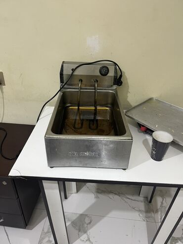 qaz sobası satılır: Elektrik fritöz – Çul Metal - Material: paslanmayan polad korpus və