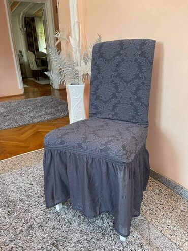 Posteljina: PREKRIVAČI ZA STOLICE-6 komada cena 3400 dinara. Odgovara za bilo koje — 5